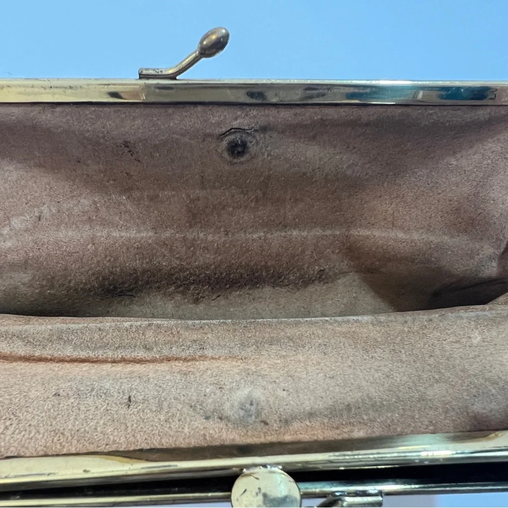 Vintage Mark Cross Navy Clutch Wallet - Picture 12 of 14